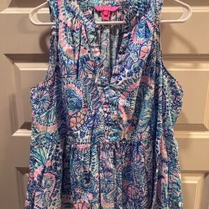 Lilly Pulitzer Multicolor Patterned Top